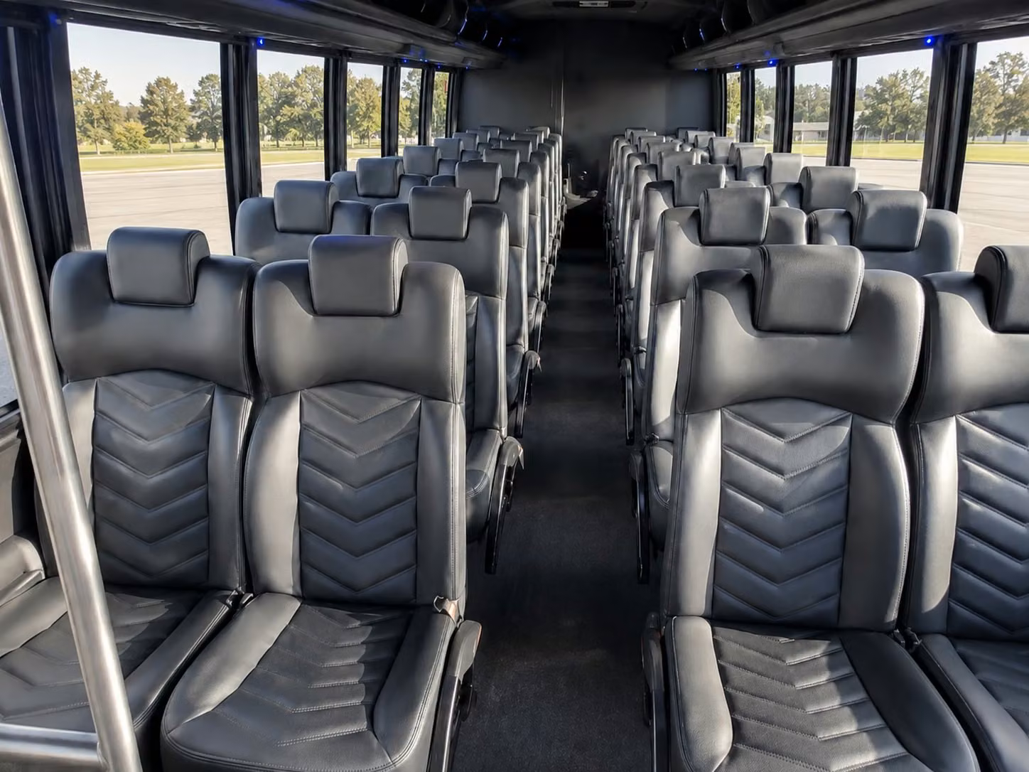 18 passenger minibus interior