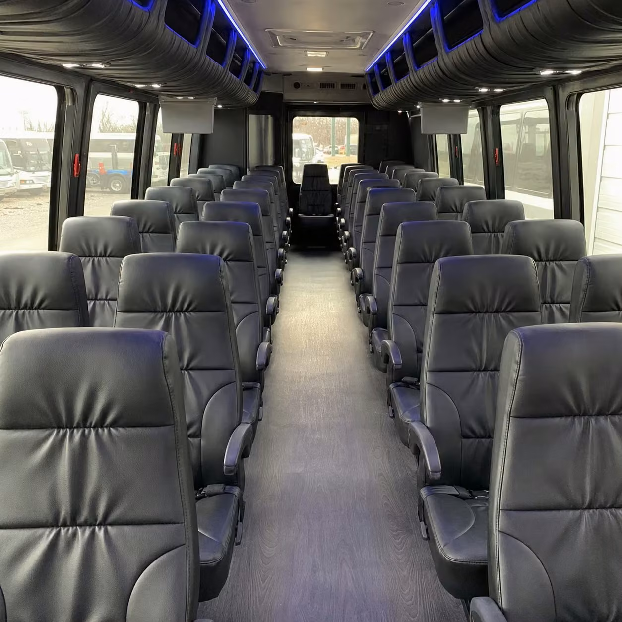 30 passenger minibus interior